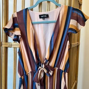 Front Tie Dress - High low bottom